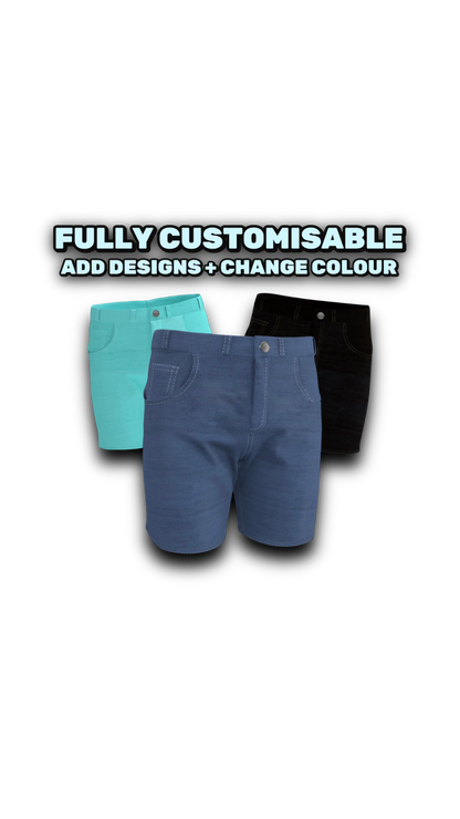 3D Shorts Mock-up | Fully Customizable OBJ File for Design